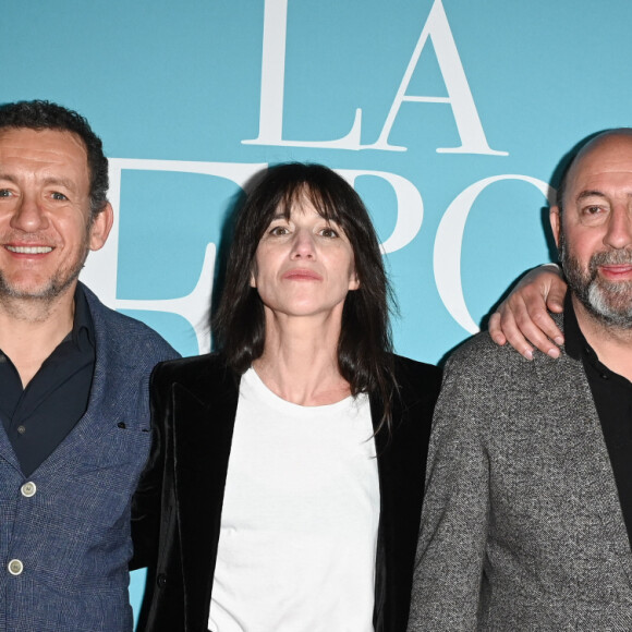 Dany Boon est apparu au bras de sa compagne Laurence Arné.
Dany Boon avec sa fils Sarah Charlotte Gainsbourg, Kad Merad, Maxime Gasteuil - Avant-première du film "La Vie pour de vrai" au cinéma Pathé Wepler à Paris le 18 avril 2023. © Coadic Guirec/Bestimage
