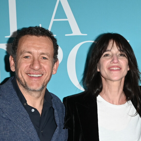 Dany Boon, Charlotte Gainsbourg et Kad Merad - Avant-première du film "La Vie pour de vrai" au cinéma Pathé Wepler à Paris le 18 avril 2023. © Coadic Guirec/Bestimage