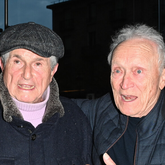 Claude Lelouch et Jérôme Seydoux - Avant-première du film "La Vie pour de vrai" au cinéma Pathé Wepler à Paris le 18 avril 2023. © Coadic Guirec/Bestimage