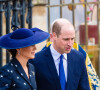 Parmi eux, celui de duc de Cornouailles, une affaire extrêmement rentable
Le prince William, prince de Galles, Catherine (Kate) Middleton, princesse de Galles - La famille royale britannique à la sortie du service annuel du jour du Commonwealth à l'abbaye de Westminster à Londres le 13 mars 2023. 