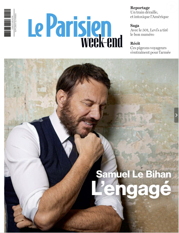 Samuel Le Bihan fait la couverture du Parisien Week-End