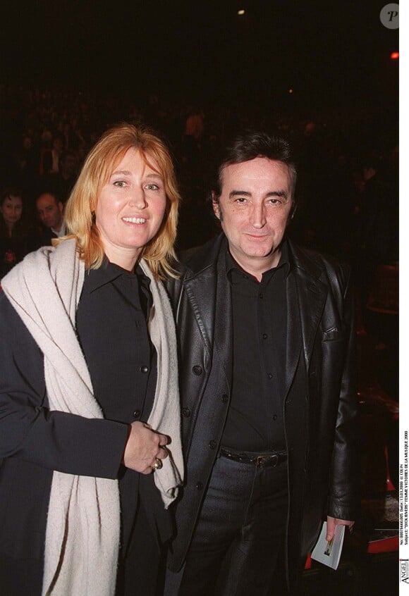 Dick Rivers et sa femme Babette en 2000