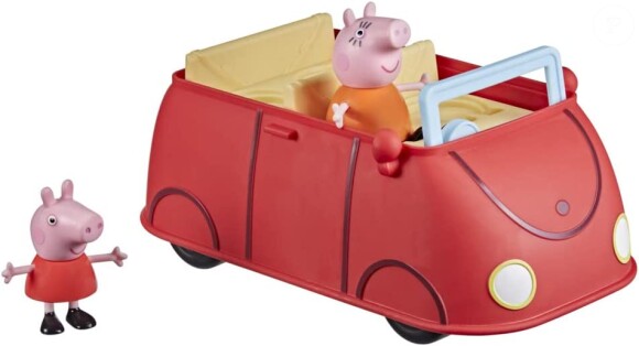 Mama et Peppa Pig partent en voyage avec ce jouet Pig Peppa's Adventures voiture rouge familiale de Nerf