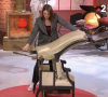 Sophie Davant face à un objet curieux dans "Affaire conclue" sur France 2
