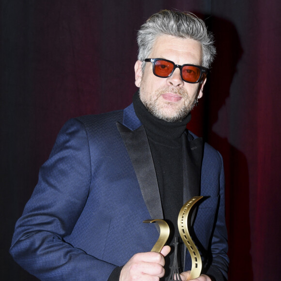 Benjamin Biolay (meilleure musique pour "Et j'aime à la fureur") - Cérémonie et Press room de la 28ème Cérémonie des Lumières de la presse internationale au Forum des Images à Paris le 16 janvier 2023. © Philippe Perusseau / Marc Ausset Lacroix / Bestimage