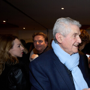 Exclusif - Claude Lelouch et Clémentine Célarié - Cocktail - Spectacle symphonique Claude Lelouch "D'un film à l'autre" au Palais des Congrès de Paris le 14 novembre 2022. Moreau / Rindoff / Bestimage 