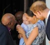 Il n'est plus jamais apparu en public.
Le prince Harry, duc de Sussex, et Meghan Markle, duchesse de Sussex, avec leur fils Archie ont rencontré l'archevêque Desmond Tutu et sa femme à Cape Town, Afrique du Sud. Le 25 septembre 2019 