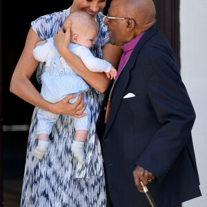 Meghan Markle, duchesse de Sussex, avec son fils Archie ont rencontré l'archevêque Desmond Tutu et sa femme à Cape Town, Afrique du Sud. Le 25 septembre 2019 
