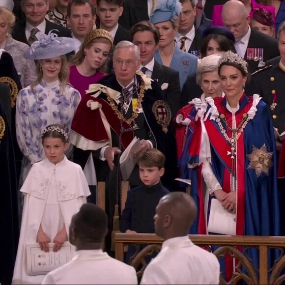 La princesse Charlotte au couronnement de Charles III