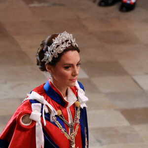 Les invités à la cérémonie de couronnement du roi d'Angleterre à l'abbaye de Westminster de Londres Le prince William, prince de Galles, et Catherine (Kate) Middleton, princesse de Galles - Les invités à la cérémonie de couronnement du roi d'Angleterre à l'abbaye de Westminster de Londres, Royaume Uni, le 6 mai 2023. 