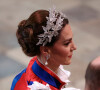 Alors que Kate Middleton, princesse de Galles, a opté pour l'un de ses créateurs préféré Alexander McQueen, en revêtant une superbe robe ivoire en crêpe de soie.
Le prince William, prince de Galles, et Catherine (Kate) Middleton, princesse de Galles - Les invités à la cérémonie de couronnement du roi d'Angleterre à l'abbaye de Westminster de Londres, Royaume Uni, le 6 mai 2023. 
