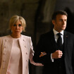 Brigitte Macron très chic au couronnement de Charles III : chignon sophistiqué et robe élégante aux côtés d'Emmanuel