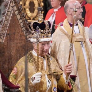La cérémonie de couronnement de Charles III a été un peu trop longue pour l'une de ses nièces. 
Le roi Charles III d'Angleterre - Les invités à la cérémonie de couronnement du roi d'Angleterre à l'abbaye de Westminster de Londres, Royaume Uni. 