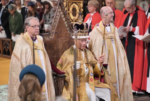 Le roi Charles III d'Angleterre - Les invités à la cérémonie de couronnement du roi d'Angleterre à l'abbaye de Westminster de Londres, Royaume Uni, le 6 mai 2023. 
