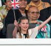 Lors du concert organisé dans le cadre des festivités, elle n'a pas caché son enthousiasme
Catherine (Kate) Middleton, princesse de Galles, la princesse Charlotte de Galles, le prince George de Galles au concert du couronnement du roi et de la reine dans l'enceinte du château de Windsor, Royaume Uni, le 7 mai 2023.