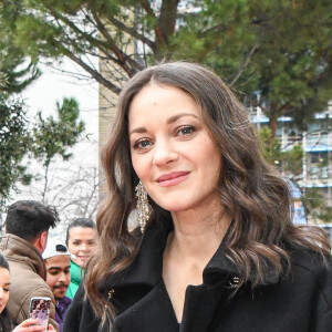 Marion Cotillard à l'avant-première du film "Asterix et Obelix: L'Empire du Milieu" au cinéma Pathé La Joliette à Marseille, France, le 28 janvier 2023. © Jean-René Santini/Bestimage