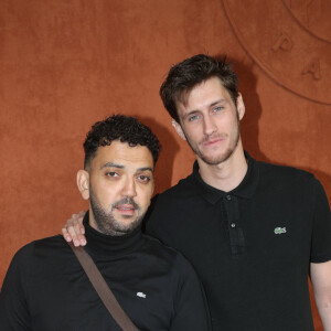 Jhon Rachid et Jean-Baptiste Maunier au village lors des Internationaux de France de Tennis de Roland Garros 2022 (jour 6), à Paris, France, le 27 mai 2022. © Bertrand Rindoff/Bestimage