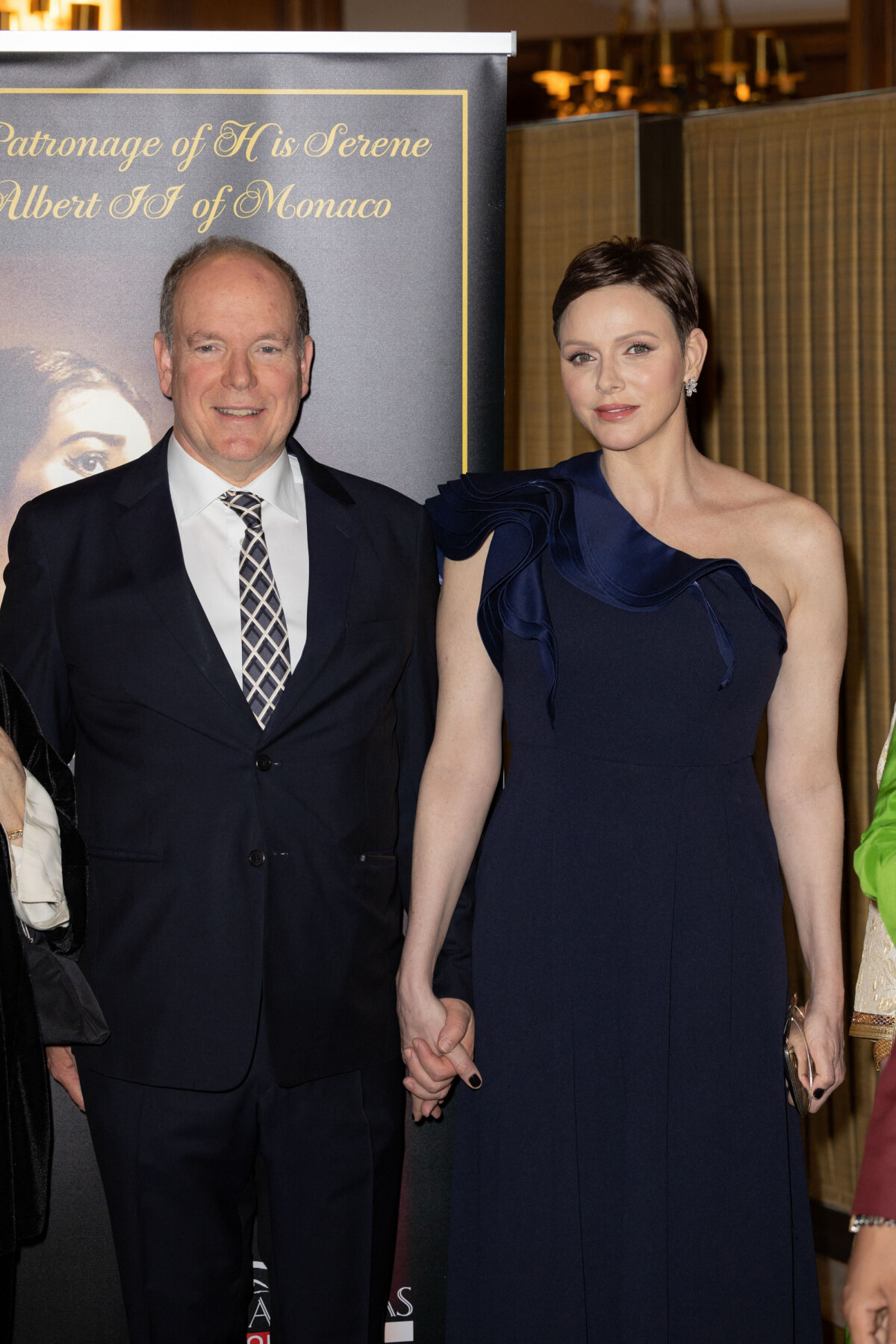 Photo Albert et Charlene ont reçu un prix Le prince Albert II de