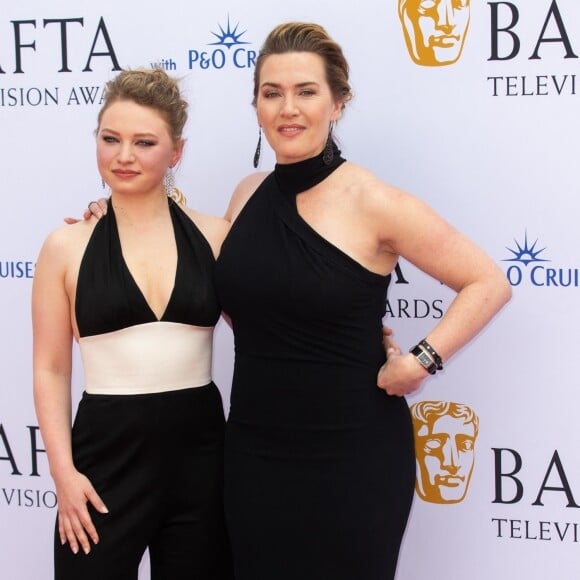 Kate Winslet, Mia Threapleton - Photocall de la cérémonie des BAFTA Television Awards 2023 au Royal Festival Hall à Londres le 14 mai 2023.