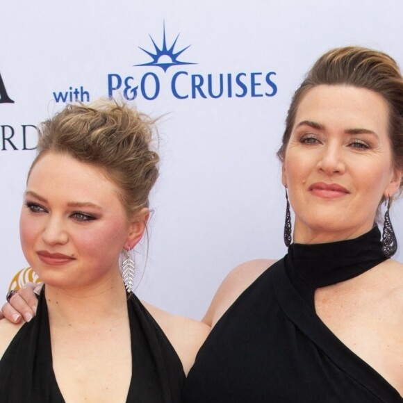 Kate Winslet, Mia Threapleton - Photocall de la cérémonie des BAFTA Television Awards 2023 au Royal Festival Hall à Londres le 14 mai 2023.