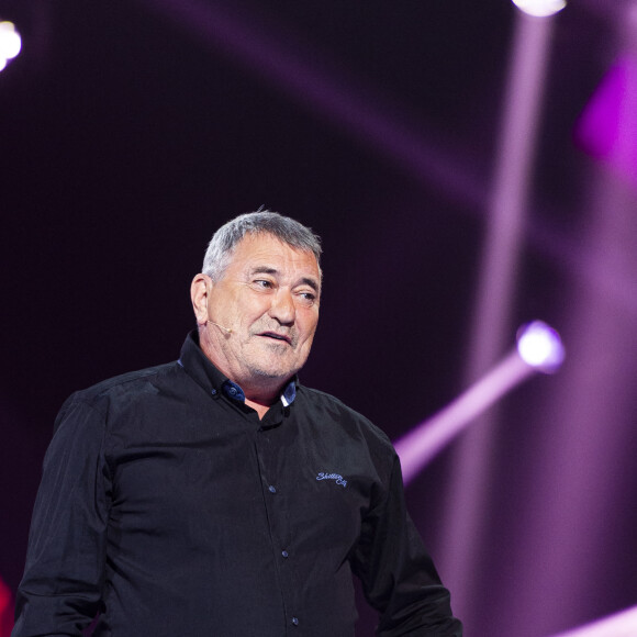 Exclusif - Jean-Marie Bigard - Enregistrement de l'émission "Les comiques préférés des français" au Dôme des Sports, qui sera diffusée le 10 octobre sur France 2. Le 21 septembre 2020 Pour son premier prime-time sur France 2, L.Boccolini a choisi la carte de l'humour ! Pour l'occasion, elle fait le show et célèbre les plus grands humoristes français en profitant de l'anniversaire de 50 ans de rire (1970 – 2020) © Pierre Perusseau / Bestimage