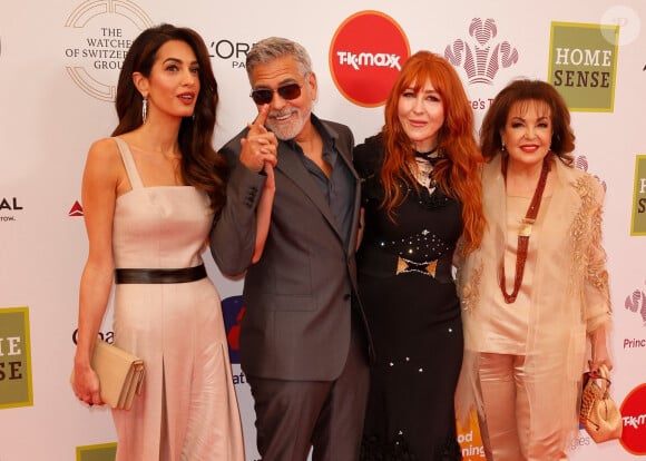 Amal Clooney, George Clooney, Charlotte Tilbury, Baria Alamuddin - Les célébrités à la soirée "Prince's Trust and TKMaxx & Homesense Awards" à Londres, le 15 mai 2023. 