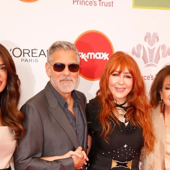 Amal Clooney, George Clooney, Charlotte Tilbury, Baria Alamuddin - Les célébrités à la soirée "Prince's Trust and TKMaxx & Homesense Awards" à Londres, le 15 mai 2023. 