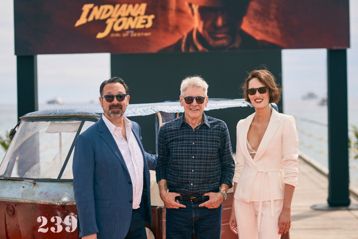 Photo : James Mangold, Harrison Ford et Phoebe Waller-Bridge au ...
