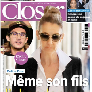 Céline Dion en couverture du magazine "Closer", numéro du 19 mai 2023