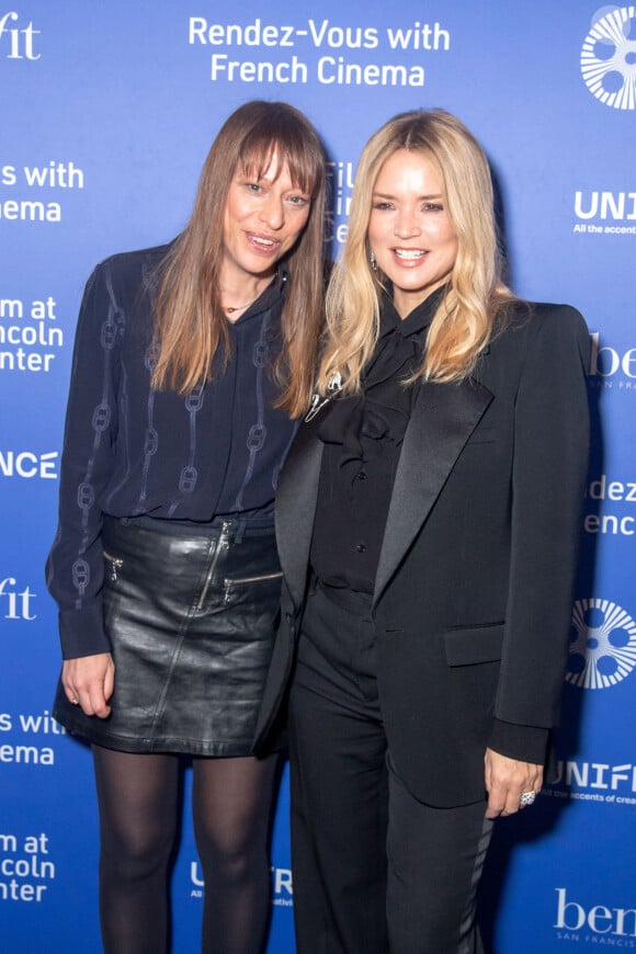 La réalisatrice Alice Winocour et Virginie Efira - Les célébrités françaises assistent à la soirée d'ouverture du "28th Rendez-Vous with French Cinema" au Lincoln Center à New York, le 2 mars 2023. 