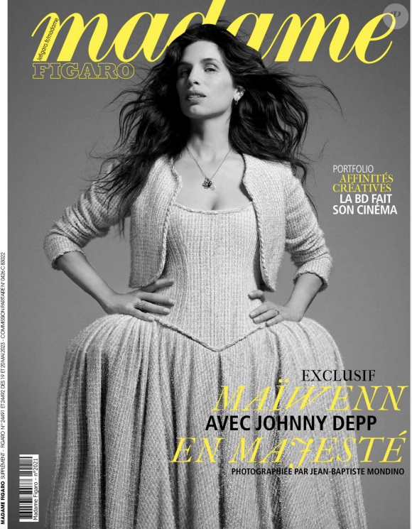 La Une du dernier numéro de Madame Figaro