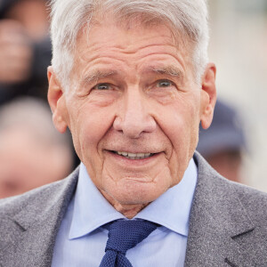 Harrison Ford au photocall de "Indiana Jones et le cadran de la destinée" lors du 76ème Festival International du Film de Cannes, le 19 mai 2023. © Jacovides / Moreau / Bestimage