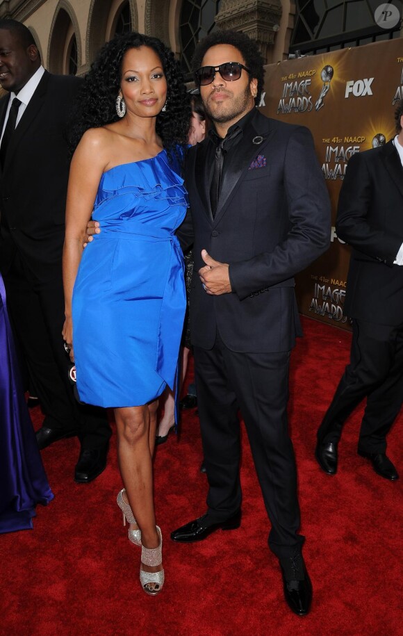 Garcelle Beauvais et Lenny Kravitz à la 41ème remise de prix des NAACP Awards