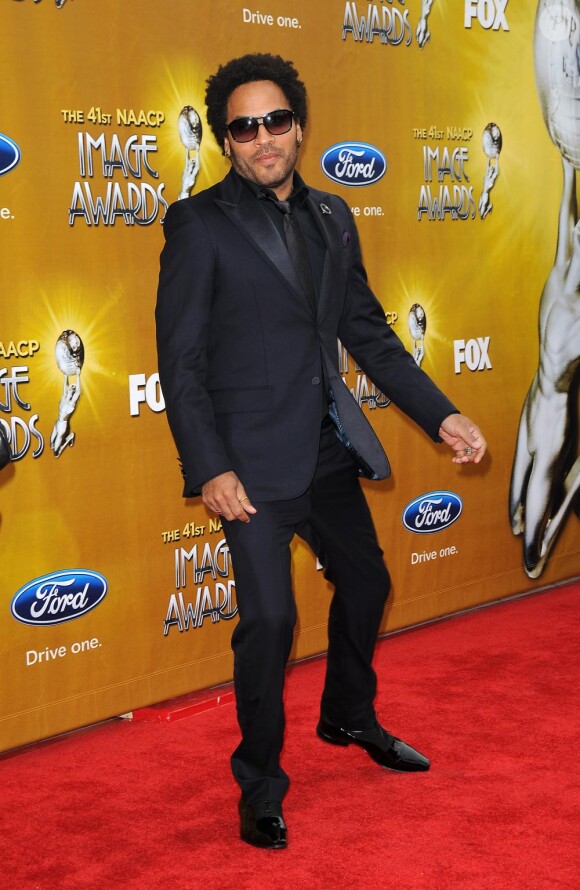 Lenny Kravitz à la 41ème remise de prix des NAACP Awards