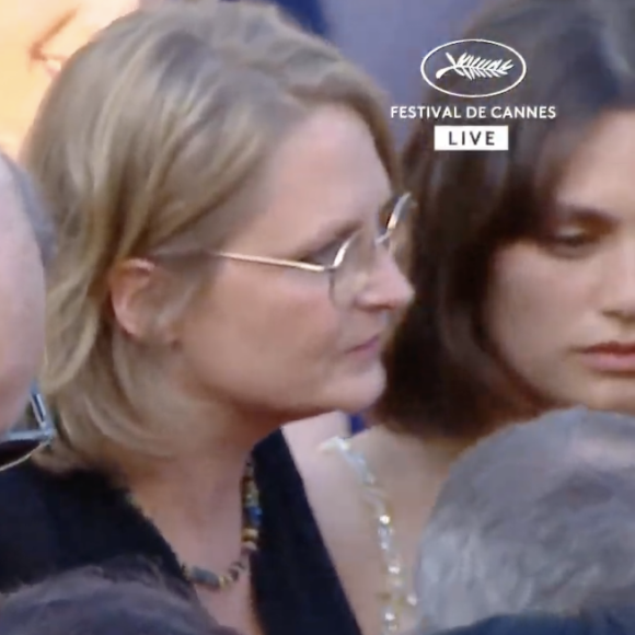 Jean-Pierre Darroussin et sa femme Anne Novion, réalisatrice du film Le Théorème de Marguerite, sur les marches du Palais des Festivals de Cannes, pour présenter Le Théorème de Marguerite, ce lundi 22 mai 2023