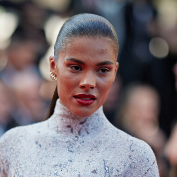Tina Kunakey - Montée des marches du film « Asteroid City » lors du 76ème Festival International du Film de Cannes, au Palais des Festivals à Cannes. Le 23 mai 2023 © Jacovides-Moreau / Bestimage  Red carpet of the movie « Asteroid City » during the 76th Cannes International Film Festival at the Palais des Festivals in Cannes, France. On may 23th 2023 