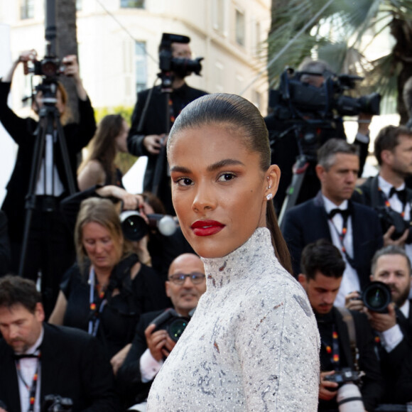 Tina Kunakey - Montée des marches du film " Asteroid City " lors du 76ème Festival International du Film de Cannes, au Palais des Festivals à Cannes. Le 23 mai 2023 © Jacovides-Moreau / Bestimage