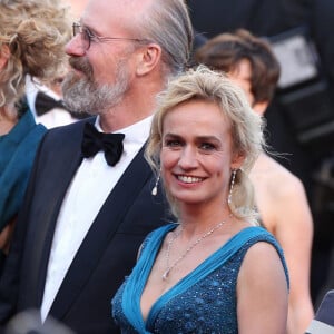 Ils ont eu une fille : Jeanne
William Hurt et Sandrine Bonnaire - Montée des marches à Cannes