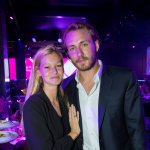 Exclusif - Lucas Pouille et sa compagne Clémence Bertrand - Soirée de gala de la Fondation Arthritis à Paris le 6 novembre 2017. © Cyril Moreau/Bestimage