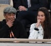 La fille de Yannick Noah est devenue un mannequin très prisé
Yannick Noah et sa fille Jenaye Noah - Célébrités dans les tribunes des internationaux de France de Roland Garros à Paris le 30 mai 2022.