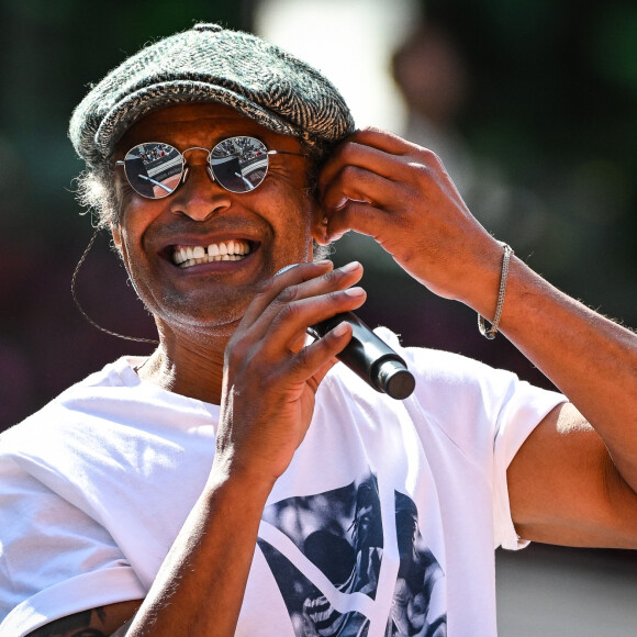 Yannick Noah - Concert de Yannick Noah lors des internationaux de France de Tennis de Roland Garros 2023 à Paris le 27 mai 2023. © Matthieu Mirville/Bestimage