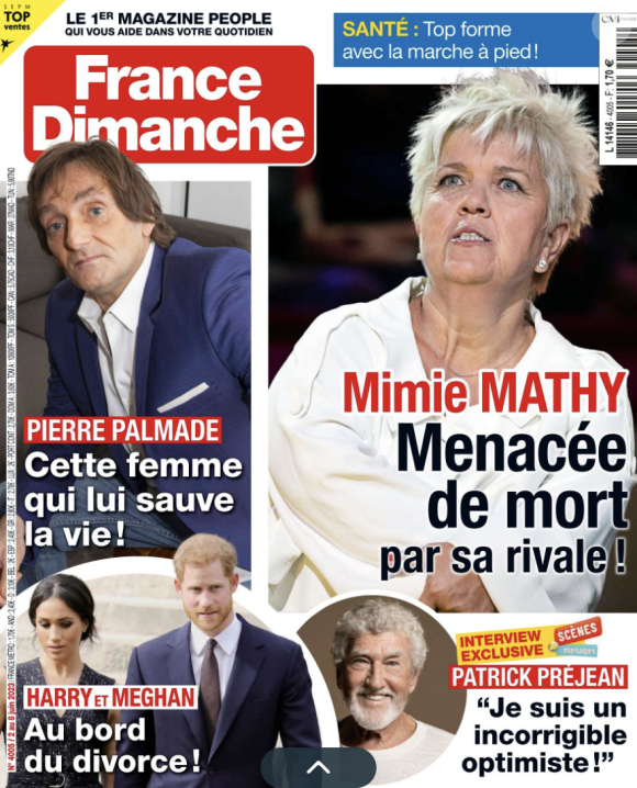 Couverture du nouveau numéro de France dimanche, paru le 2 juin 2023