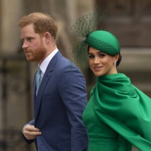 Le prince Harry et Meghan Markle ont du etre énervés contre la famille royale britannique. 
Le prince Harry, duc de Sussex, et Meghan Markle, duchesse de Sussex - La famille royale d'Angleterre lors de la cérémonie du Commonwealth en l'abbaye de Westminster à Londres. 