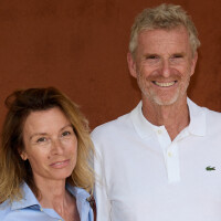 Denis Brogniart en polo Lacoste avec sa femme Hortense, un duo so chic à Roland-Garros