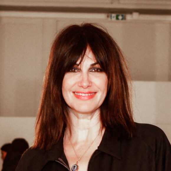 Helena Noguerra - Front Row du défilé de mode Haute-Couture Julien Fournié à la Salle Gaveau lors de la Fashion Week Printemps-été 2023 de Paris, France, le 24 janvier 2023. © Christophe Clovis/Bestimage 