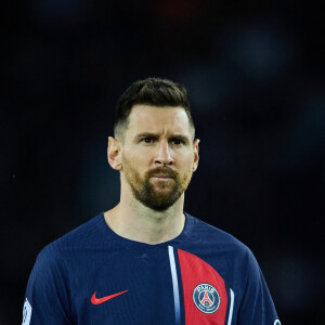 Lionel Leo Messi lors du match de football Ligue 1 Uber Eats opposant le Paris Saint-Germain (PSG) au Clermont Foot 63 au Parc des Princes à Paris, France, le 3 juin 2023. Clermont a gagné 3-2. © Cyril Moreau/Bestimage