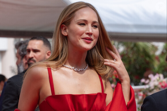 Jennifer Lawrence - Montée des marches du film "Anatomie d'une chute" lors du 76e Festival de Cannes. Le 21 mai 2023. © Jacovides-Moreau / Bestimage