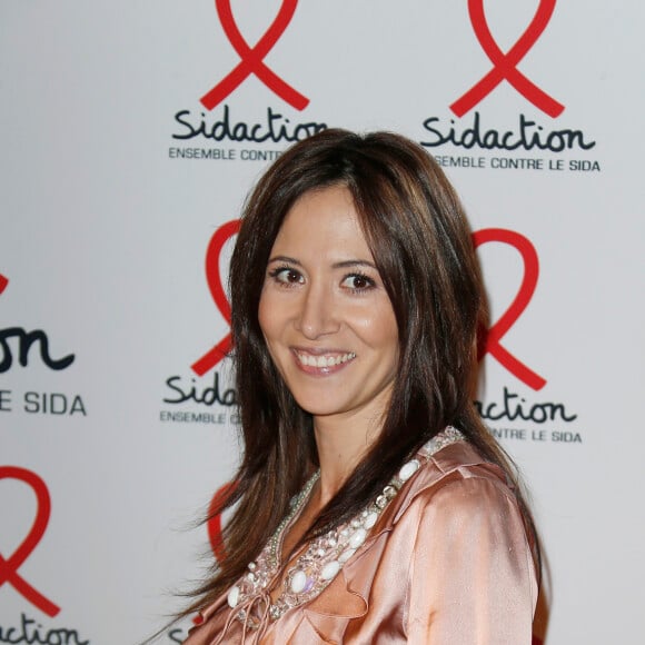 Fabienne Carat Soirée SIDACTION au musée du quai Branly à Paris le Lundi 2 Mars 2015 .