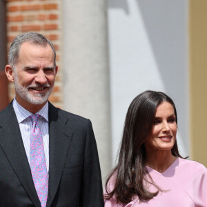 L'infante Sofia d'Espagne, Le roi Felipe VI d'Espagne, La reine Letizia d'Espagne, La princesse Leonor - La confirmation de l'infante Sofia d'Espagne à l'église de l'Assomption de Notre-Dame à Madrid, le 25 mai 2023. C'est dans cette même paroisse que sa soeur, avait fait sa confirmation, le 28 mai 2021. 