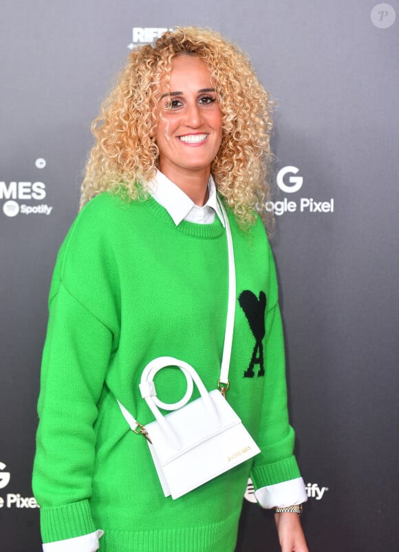 Ce dernier a entretenu une relation extraconjugale avec la footballeuse Kheira Hamraoui
 
Kheira Hamraoui - Photocall de la première cérémonie des Flammes, dédiée au rap au Théâtre du Châtelet à Paris. Le 11 mai 2023 © Veeren / Bestimage